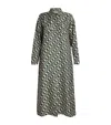 MAX MARA SILK PATTERNED MIDI DRESS