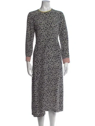 Pre-owned Max Mara Silk Polka Dot Print Jumpsuit