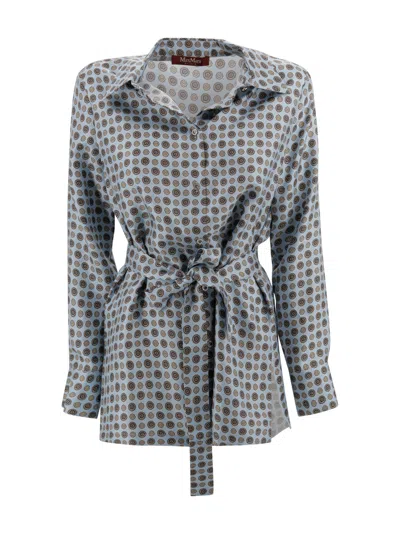 Max Mara Silk Print Shirt