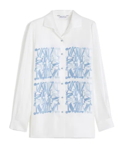 Max Mara Silk Print Shirt