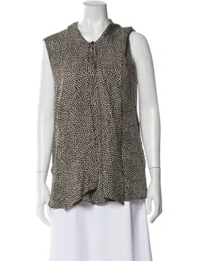 Pre-owned Max Mara Silk Printed Blouse