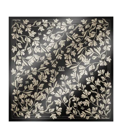 MAX MARA MAX MARA SILK PRINTED SQUARE SCARF