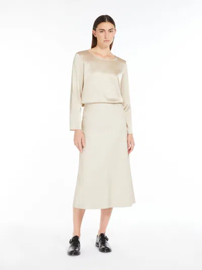 MAX MARA SILK SATIN BLOUSE