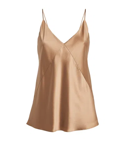 MAX MARA SILK SATIN CAMI TOP