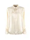 MAX MARA SILK SATIN SHIRT