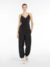 Max Mara Pianoforte Quassia Silk Top In Black