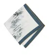 Max Mara Silk Scarf In Blue