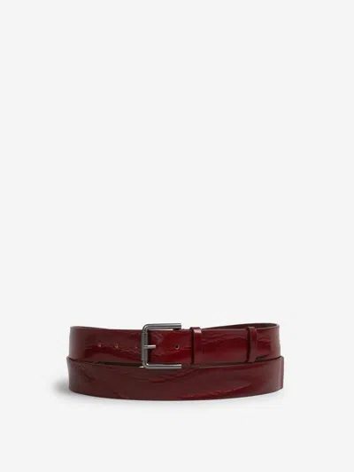 Max Mara Silk Scarf In Burgundy