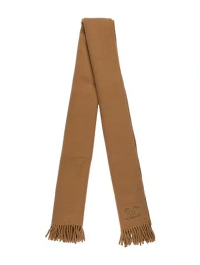 Pre-owned Max Mara Silk Scarf In Pink