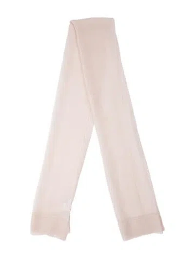 Pre-owned Max Mara Silk Scarf In Pink