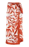 Max Mara Silk Shawl In Brown