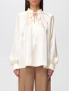 Max Mara Tamigi Silk Blouse In Cream