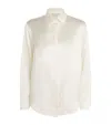 Max Mara Silk Shirt In Ivory