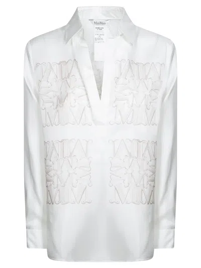 Max Mara Silk Shirt In Rosa