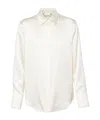 Max Mara Silk Shirt In White