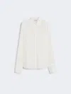 Max Mara Silk Shirt In White