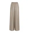 Max Mara Wide-fit Printed Silk Trousers