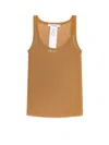 Max Mara Silk Top In Brown