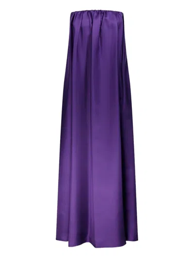 MAX MARA SILK TWILL CORSET DRESS