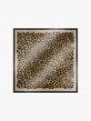 Max Mara Silk Twill Scarf In Mud
