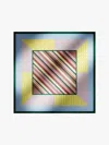 Max Mara Silk Twill Shawl In Green