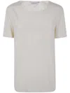 Max Mara Short-sleeve Top In White