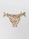 Max Mara 'silvana' Animal Print Bikini Briefs