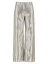 Max Mara Malika Pants Silver In Silver