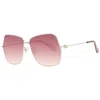 Max Mara Silver Metal Sunglasses In Multi