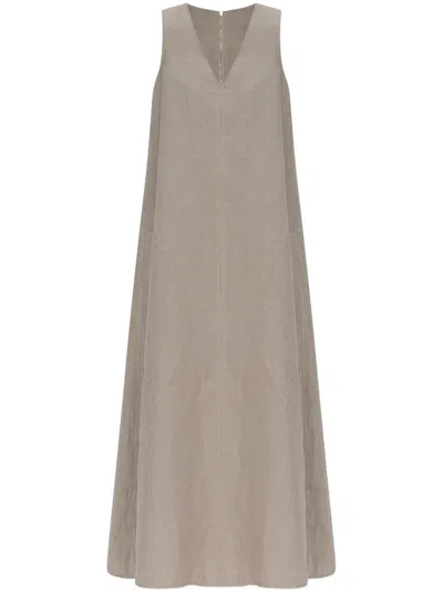 Max Mara Simeone Dress In Beige