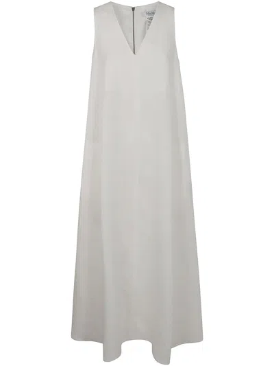 MAX MARA MAX MARA SIMEONE LINEN SLEEVESLESS DRESS