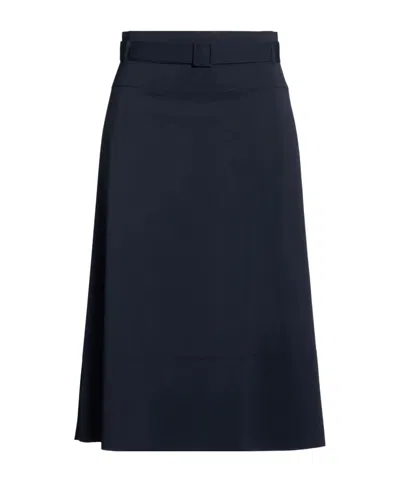 Max Mara Simple A-line Mini Skirt In White