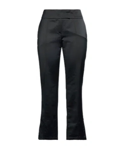 Max Mara Simple Boot-shaped Pants In Black