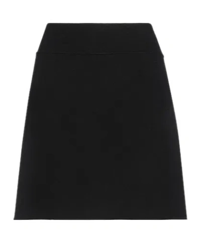 Max Mara Simple Flared Skirt In Black