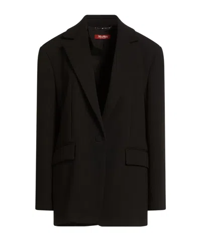 Max Mara Simple Single- Suit In Black