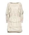 Max Mara Simple Solid-color Dress In White