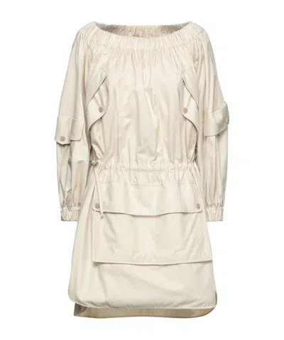 Max Mara Simple Solid-color Dress In White
