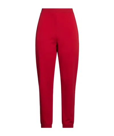 Max Mara Simple Solid-color Sweatpants In Red