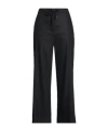 Max Mara Drawstring Wide-leg Trousers In Black