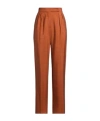 Max Mara Simple Straight-leg Pants In Brown