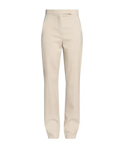 Max Mara Simple Straight-leg Pants In Pink