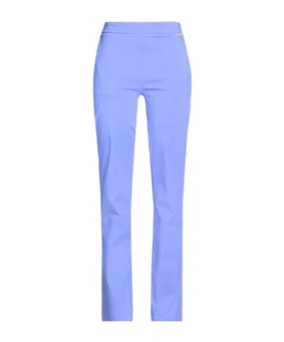 Max Mara Simple Straight-leg Pants In Purple