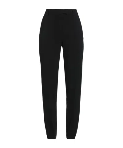 Max Mara Simple Tapered Pants In Black