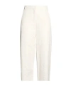 Max Mara Elastic Boot-shaped Pants In White