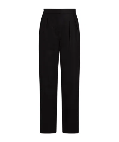 Max Mara Simple Tapered Trousers In Multi