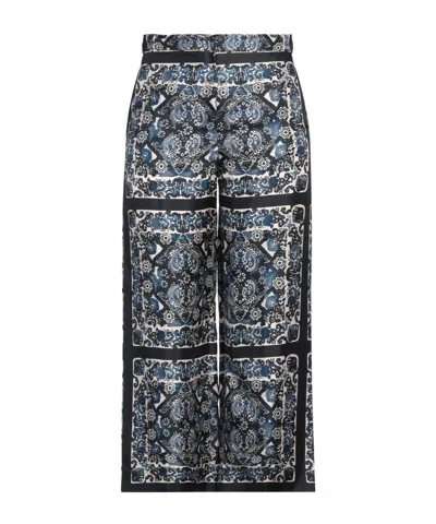 Max Mara Simple Wide-leg Pants In Black