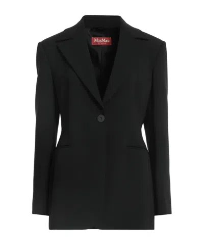 Max Mara Single- Blazer In Black