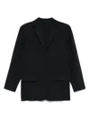 Max Mara Single-breasted Blazer In 黑色