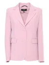 Max Mara Single-breasted Blazer In 粉色