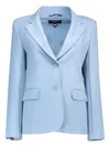 Max Mara Single-breasted Blazer In 蓝色